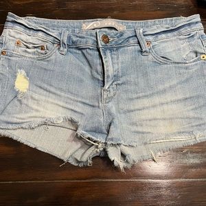 Refuge denim frayed edge short